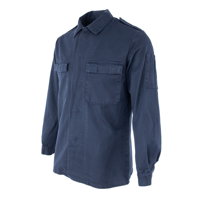 Dutch Navy Blue BDU Long Sleeve Shirt - 2X-Large | Issued, , large image number 1